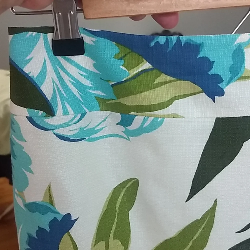 Ann Taylor Loft Floral Silk Skirt